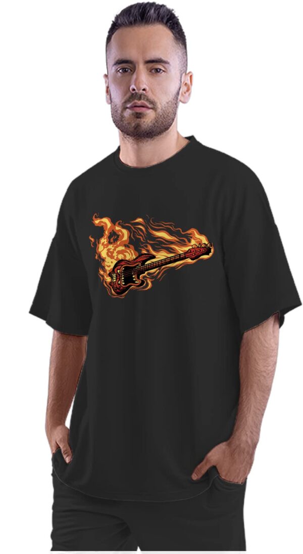 Oversized T-Shirt Kawaii Frog Eating Ramen Men's Women's Unise 100% Cotton Black; _KAWFREUNQ-Black XL Oversized_bz
