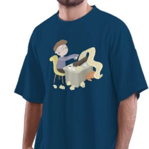 Rick Sanchez and Morty Smith Fear and Loathing in Las Vegas Mashup Graphic Printed 100% Men's Cotton Tshirt  White_RMFL--WHITE-XXL-MENR_bz