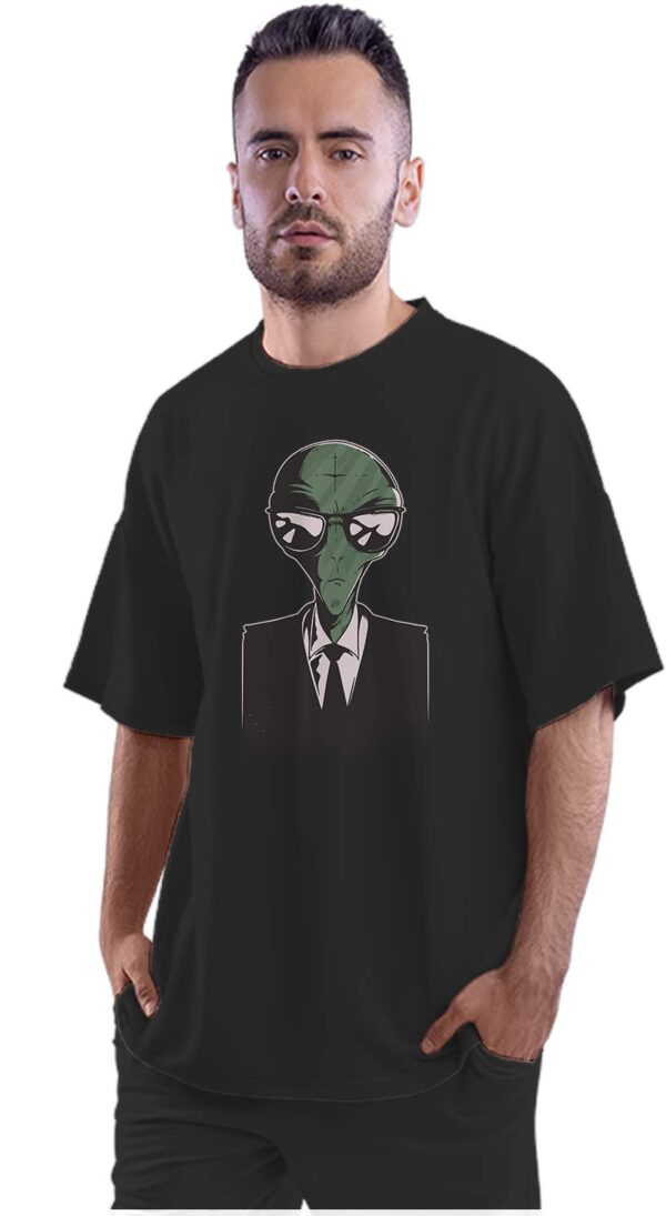 Oversized T-Shirt Skeleton Baker Retro Cartoon Men's Women's Unise 100% Cotton Black; _SKLBKUNQ-Black M Oversized_bz