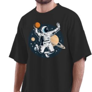 Oversized T-Shirt Yin Yang Glitch Men's Women's Unise 100% Cotton White; _YINYANUNQ-White M Oversized_bz