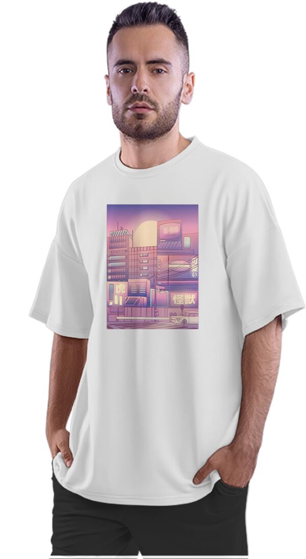 Oversized T-Shirt Photographer Routine Quote Men's Women's Unise 100% Cotton White; _TAPHROQU2-White L Oversized_bz