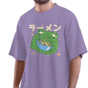 Oversized T-Shirt Chibi Ghibli Character Men's Women's Unise 100% Cotton White; _BLEUNXOSX-White L Oversized_bz