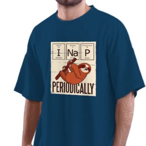 Men's Oversized T-Shirt Trader Heartbeat - Candlestick Pattern - Stocks 100% Cotton Navy Blue; _TRDRHOSMM-Navy Blue 2XL Oversized_bz