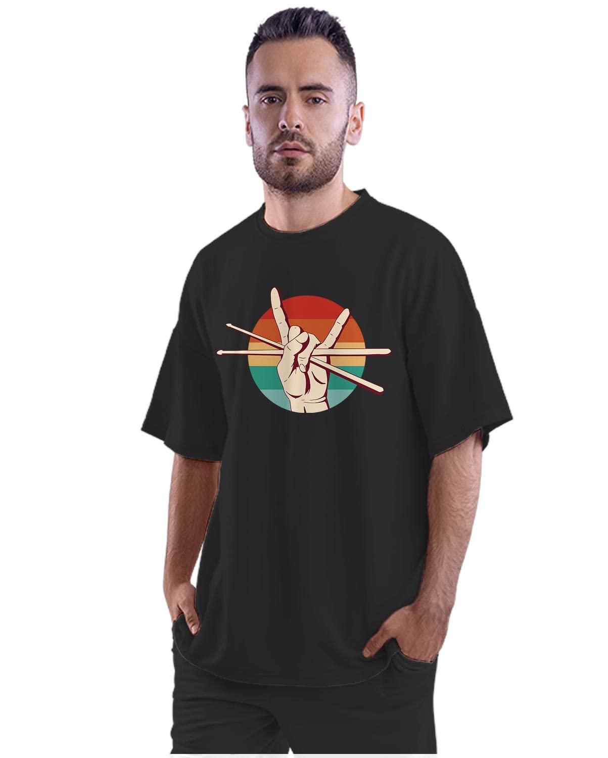 Oversized T-Shirt Travel Often Monoline Quote Men's Women's Unise 100% Cotton Black; _TRAVELOMQ2-Black 2XL Oversized_bz