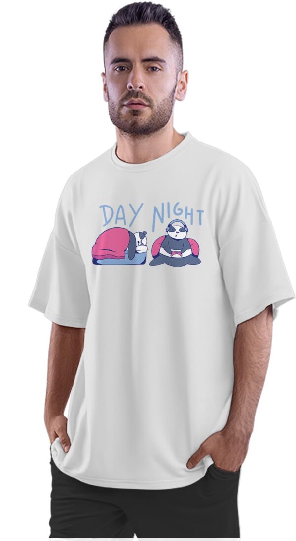 Oversized T-Shirt Dabbing Pug Men's Women's Unise 100% Cotton Black; _DABPXXUNQ-Black XL Oversized_bz