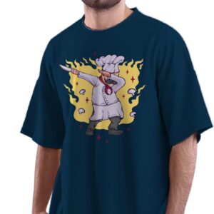 Oversized T-Shirt Mac & Cheese Ready to Hug Men's Women's Unise 100% Cotton White; _MANDSE2-White S Oversized_bz
