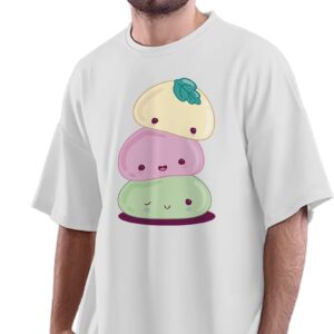 Oversized T-Shirt Just A Guy Who Loves Burgers Men's Women's Unise 100% Cotton Iris Lavender; _JAGWLBUNQ-Iris Lavender XL Oversized_bz