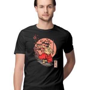 Rick and Morty Fear and Loathing in Las Vegas Mashup Graphic Printed 100% Men's Cotton Tshirt  Navy Blue_RMFL--NBLUE-XXXL-MENR_bz