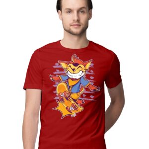 Oversized T-Shirt Three Headed Mythical Dragon Men's Women's Unise 100% Cotton Dusty Rose; _PT_1153