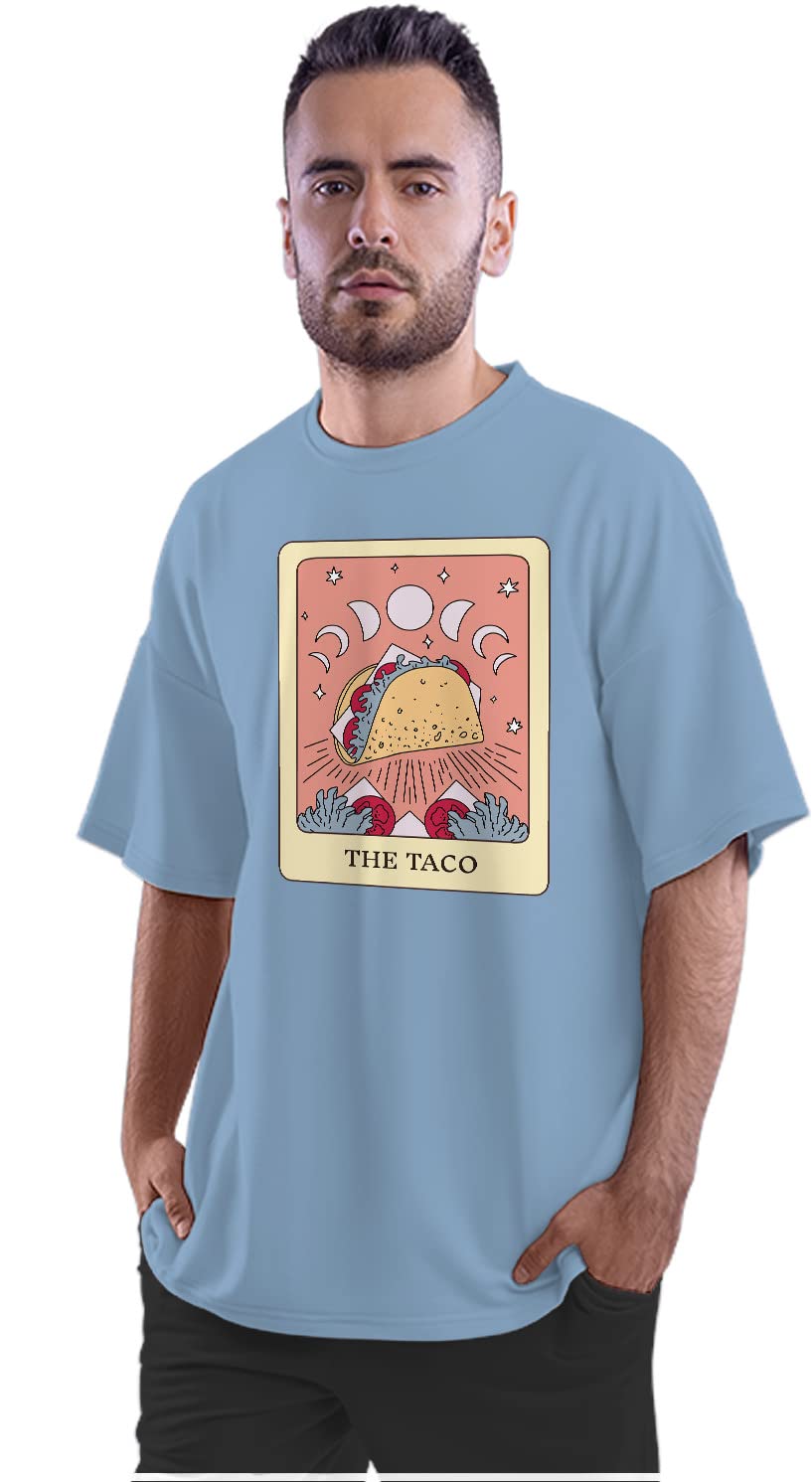Rick Sanchez and Morty Smith Fear and Loathing in Las Vegas Mashup Graphic Printed 100% Men's Cotton Tshirt Sky Blue_RMFL--SBLUE-L-MENR_bz