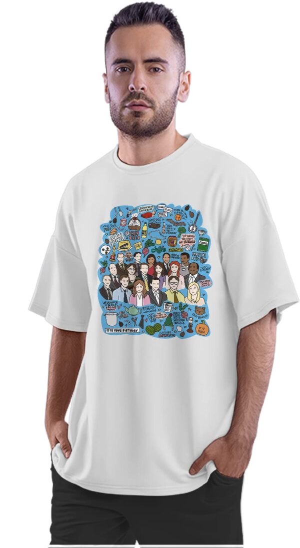 Men's Oversized T-Shirt Trader Heartbeat - Candlestick Pattern - Stocks 100% Cotton Black; _TRDRHOSMM-Black L Oversized_bz