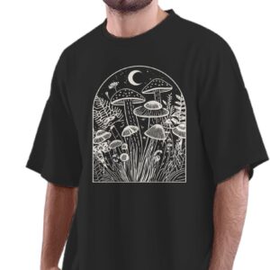 Oversized T-Shirt Tokyo Ghoul Men's Women's Unise 100% Cotton Black; _PT_1214