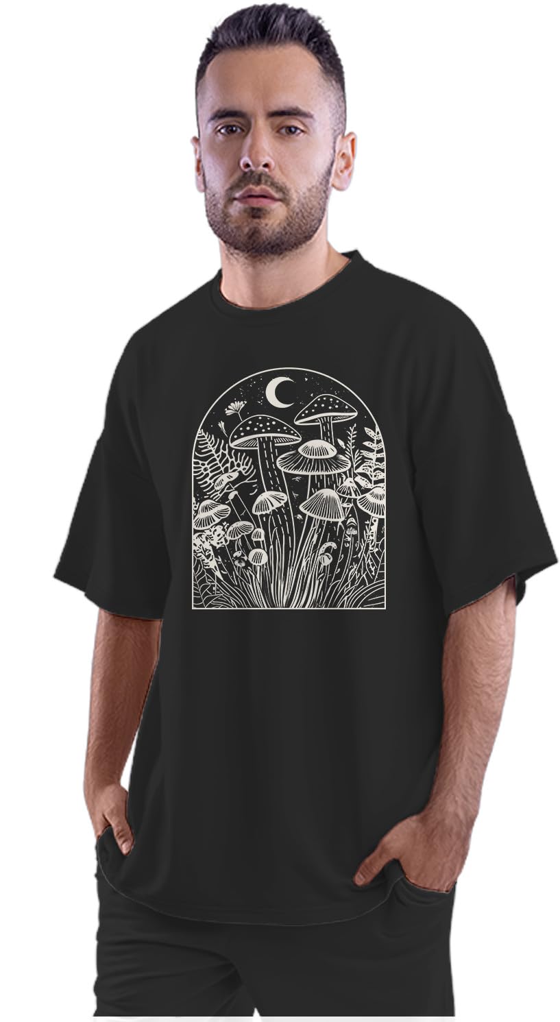 Oversized T-Shirt Tokyo Ghoul Men's Women's Unise 100% Cotton Black; _PT_1214