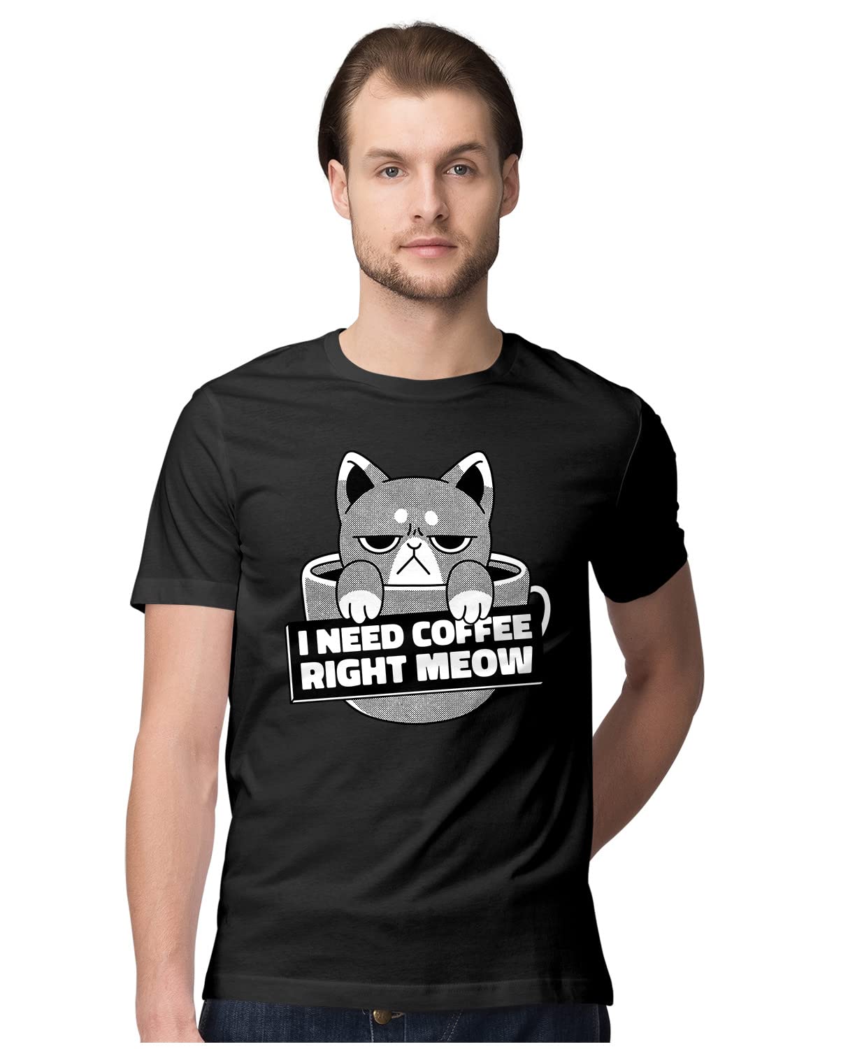 Oversized T-Shirt Espresso Patronum Harry Potter Men's Women's Unise 100% Cotton Black; _PT_1274