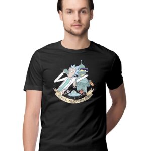 Oversized T-Shirt Espresso Patronum Harry Potter Men's Women's Unise 100% Cotton Black; _HPEOSUNIQ-Black L Oversized_bz