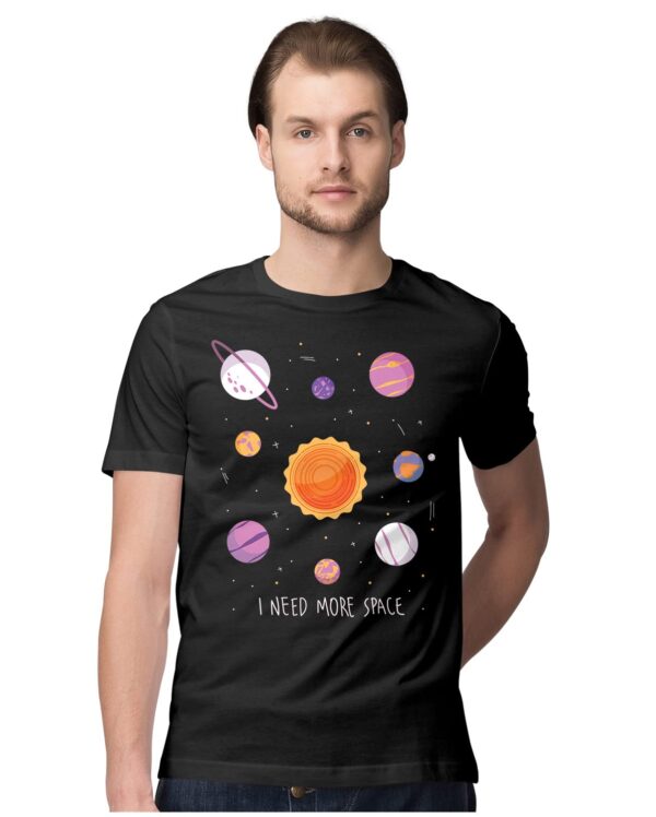 Oversized T-Shirt Astronaut Playing Electric Guitar in Space Men's Women's Unise 100% Cotton Navy Blue; _ASELEUNIQ-Navy Blue S Oversized_bz