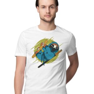 Oversized T-Shirt Wolf with Books Men's Women's Unise 100% Cotton White; _WOLFBOUNQ-White S Oversized_bz