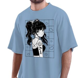 Oversized T-Shirt Love Your Planet Men's Women's Unise 100% Cotton White; _PT_1352
