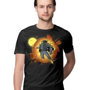 Oversized T-Shirt Three Headed Mythical Dragon Men's Women's Unise 100% Cotton Baby Blue; _HSEDRGUNQ-Baby Blue L Oversized_bz