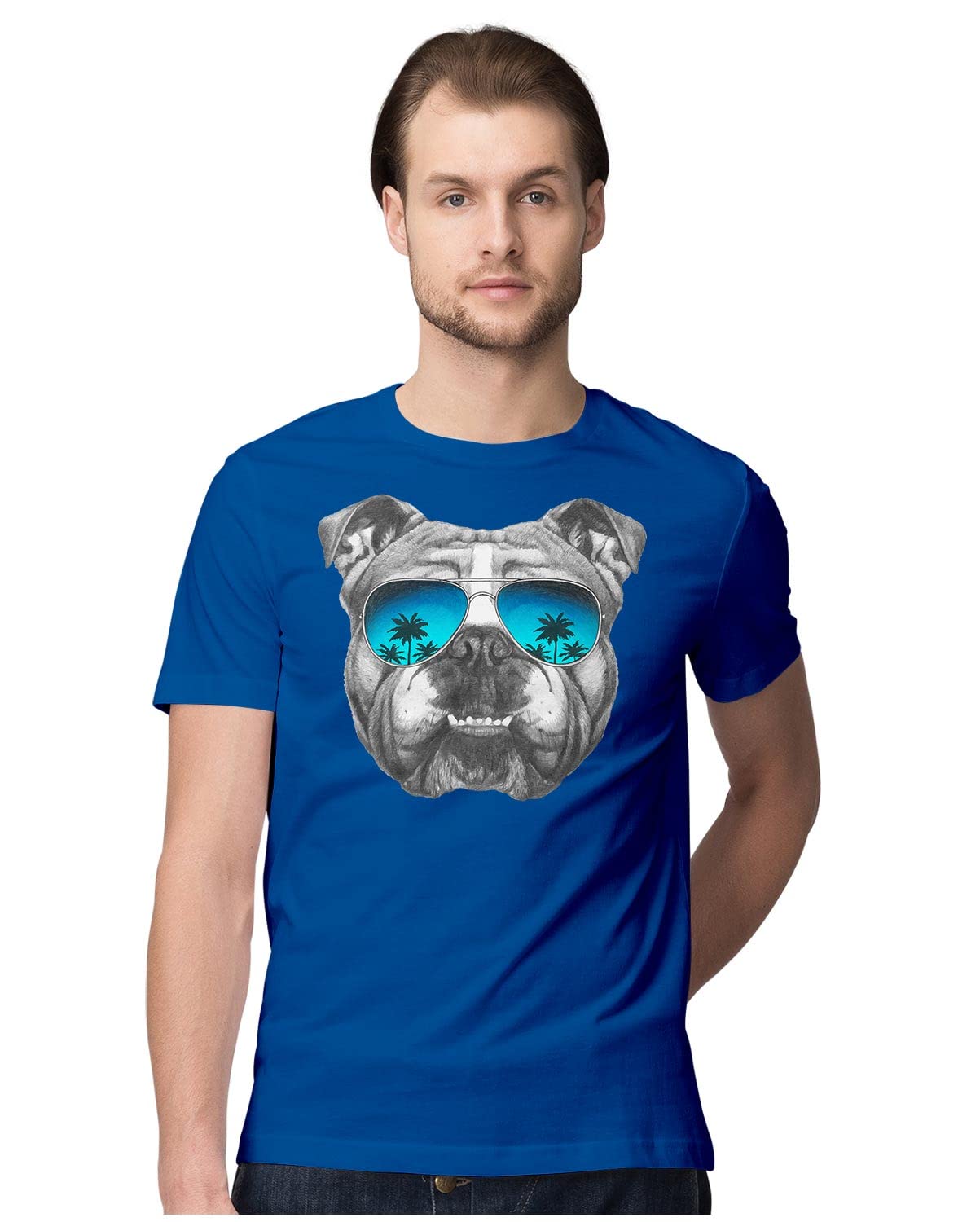 Oversized T-Shirt Three Headed Mythical Dragon Men's Women's Unise 100% Cotton Baby Blue; _HSEDRGUNQ-Baby Blue M Oversized_bz