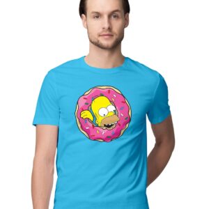 Oversized T-Shirt Cute Moo Cow Men's Women's Unise 100% Cotton Baby Blue; _CUMOOUNQ-Baby Blue XL Oversized_bz