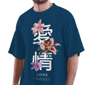 Oversized T-Shirt Goa Beach Sunset Men's Women's Unise 100% Cotton Baby Blue; _GOABSUNIQ-Baby Blue XL Oversized_bz