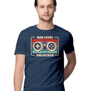 Oversized T-Shirt Tropical Tiger Men's Women's Unise 100% Cotton Navy Blue; _TROPTIUNQ-Navy Blue L Oversized_bz