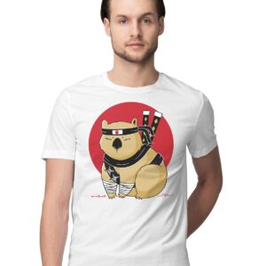 Oversized T-Shirt Great Wave Coffee Cup Men's Women's Unise 100% Cotton Black; _GRWVCUNQ-Black L Oversized_bz