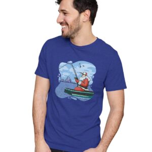 Oversized T-Shirt Wolf with Books Men's Women's Unise 100% Cotton Navy Blue; _WOLFBOUNQ-Navy Blue S Oversized_bz