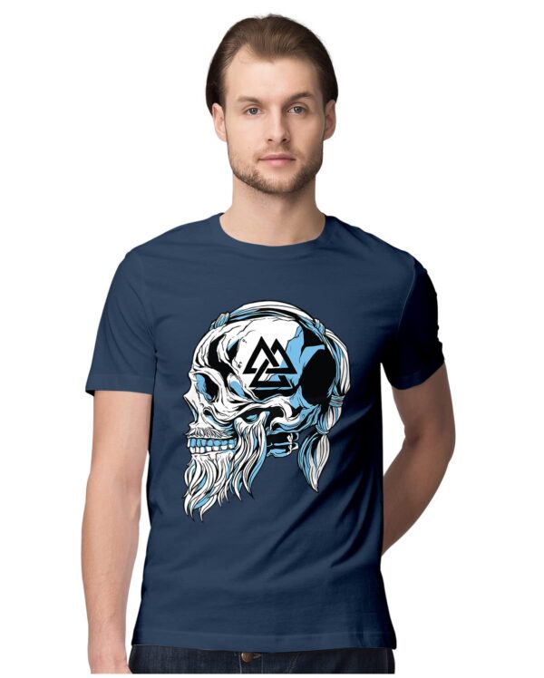 Oversized T-Shirt Samurai - Japanese Artwork Men's Women's Unise 100% Cotton Navy Blue; _SMRAIUNQQ-Navy Blue XL Oversized_bz