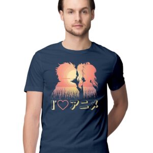Oversized T-Shirt The Geek - Piel Tarot Card Men's Women's Unise 100% Cotton Navy Blue; _THEGUNQG-Navy Blue L Oversized_bz