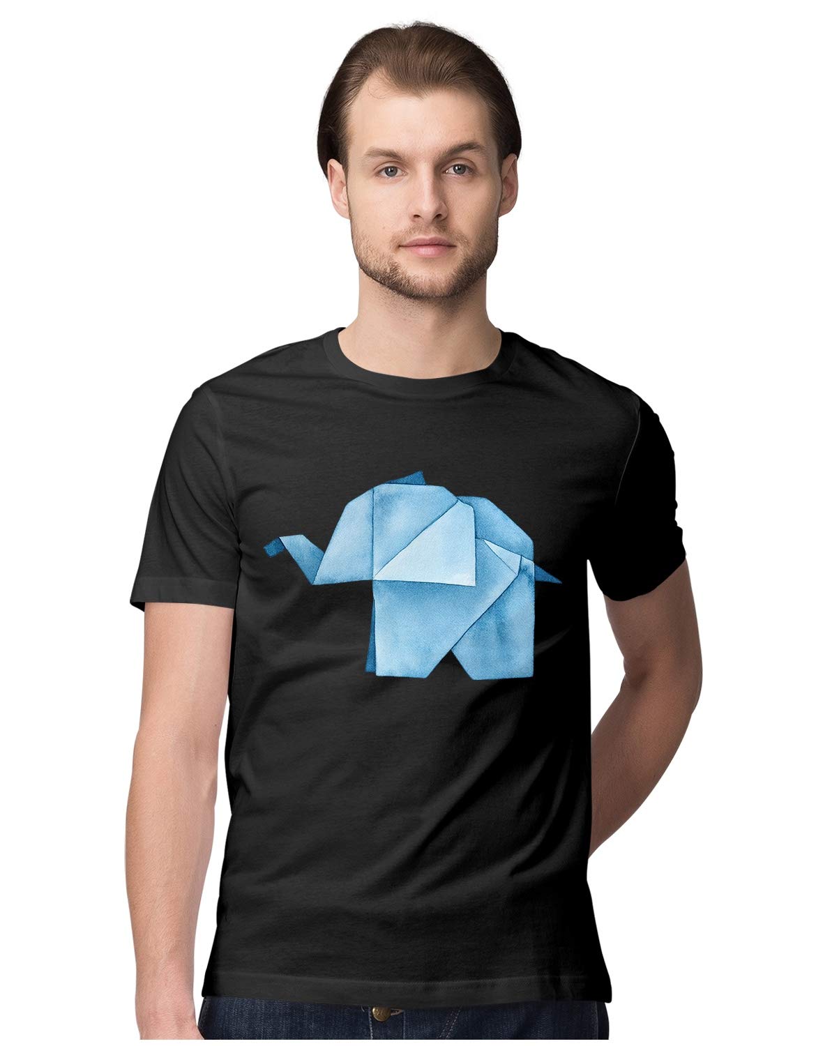 Oversized T-Shirt I Got Your Back - Funny Stick Figures Men's Women's Unise 100% Cotton Baby Blue; _IGTYBCKUNIQ-Baby Blue S Oversized_bz