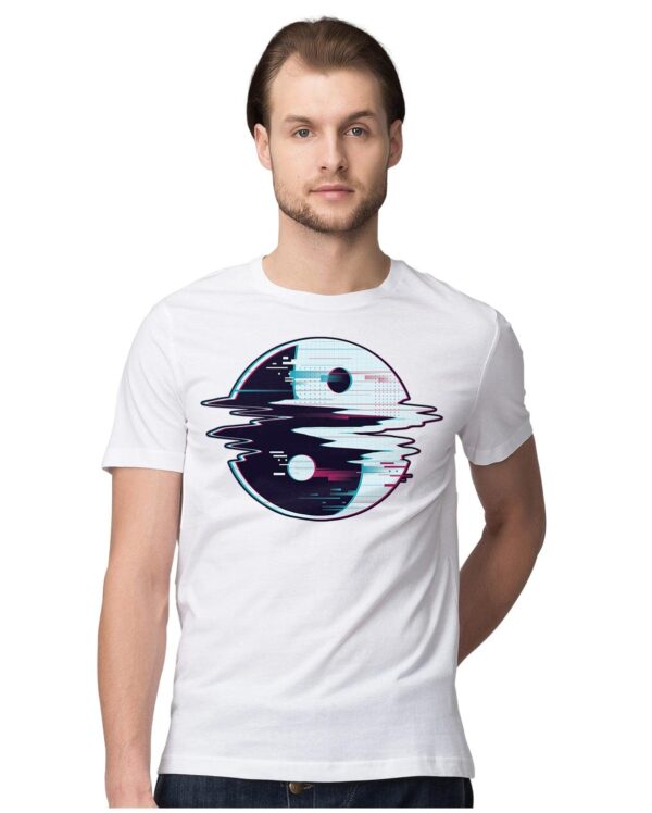Oversized T-Shirt Bite Me - Piranha Fish Men's Women's Unise 100% Cotton Navy Blue; _BITEMEUNQ-Navy Blue M Oversized_bz