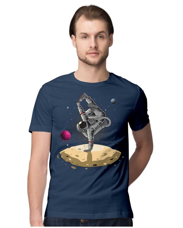 Oversized T-Shirt Earth Day Men's Women's Unise 100% Cotton Navy Blue; _PT_1015