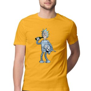 Oversized T-Shirt Three Tailed Fo in Space Men's Women's Unise 100% Cotton Black; _SPCFOUNQX-Black S Oversized_bz