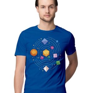 Men's Oversized T-Shirt The Gamer - Piel Tarot Card 100% Cotton Black; _THEGMROSM-Black M Oversized_bz
