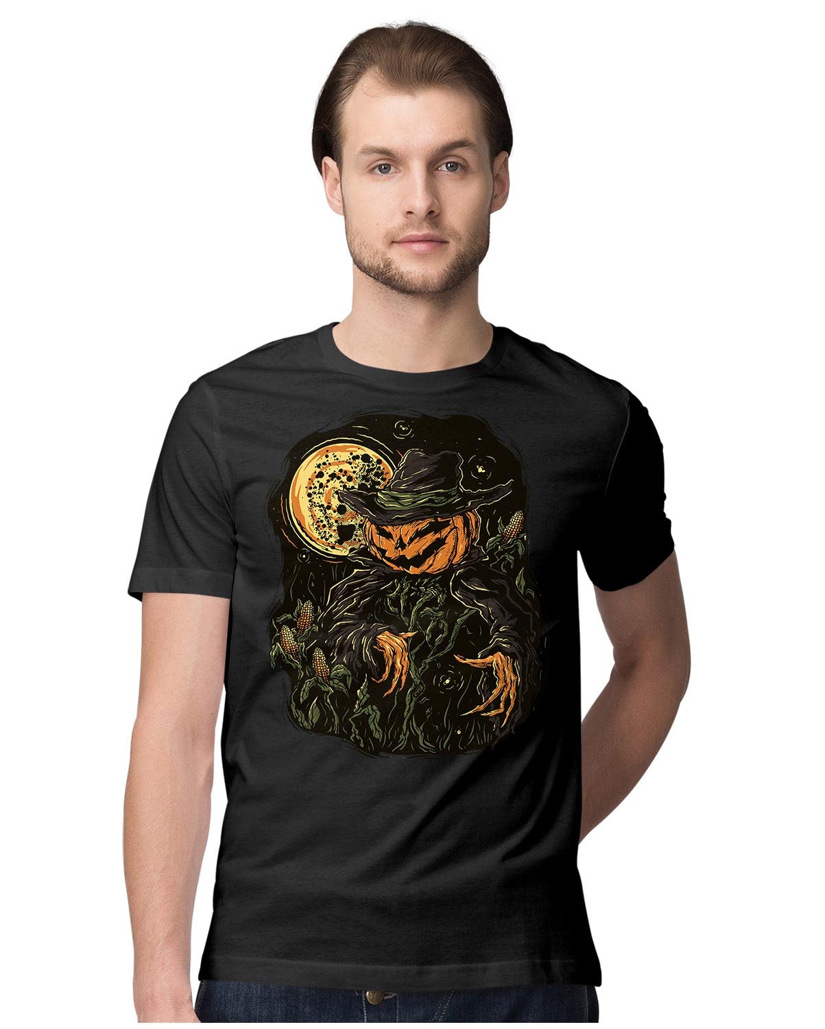 Men's Oversized T-Shirt The Gamer - Piel Tarot Card 100% Cotton Black; _THEGMROSM-Black 2XL Oversized_bz