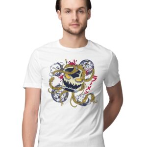 Oversized T-Shirt Dog - Van Gogh - Post Impressionism Men's Women's Unise 100% Cotton Black; _DOGGOUNIQ-Black 2XL Oversized_bz