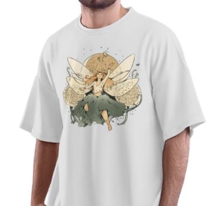 Oversized T-Shirt Green Earth Men's Women's Unise 100% Cotton Navy Blue; _EA27OSX-Navy Blue L Oversized_bz