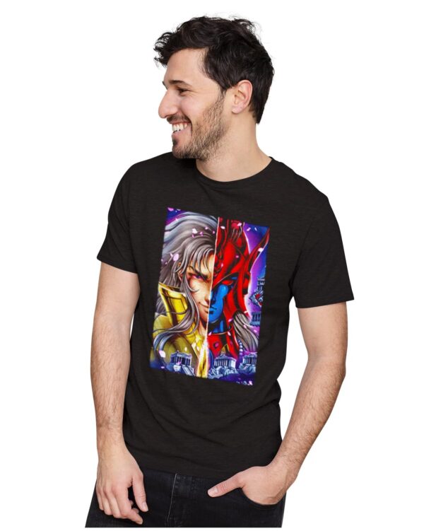 Oversized T-Shirt Rela - Retro Rainbow Men's Women's Unise 100% Cotton Navy Blue; _RELXRETUNQ-Navy Blue L Oversized_bz