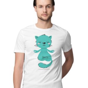 Oversized T-Shirt Yin Yang Killer Whales Men's Women's Unise 100% Cotton Baby Blue; _YINGKILERW2-Baby Blue 2XL Oversized_bz