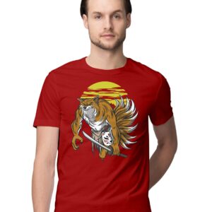 Men's & Women's Regular Fit T-Shirt Chibi & Cool Bard 100% Cotton Unise T-Shirt White; _BARDSGUNX-White S Men Round_bz