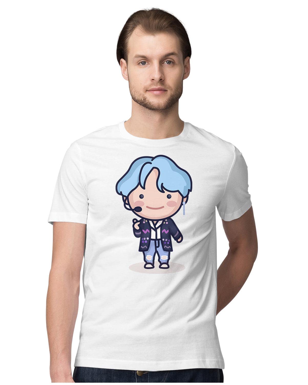 Oversized T-Shirt Kawaii T-Re & Christmas Tree Men's Women's Unise 100% Cotton Black; _KWTRXUNIQ-Black S Oversized_bz