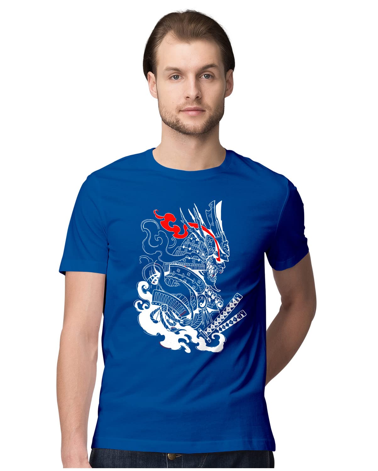 Men's & Women's Regular Fit T-Shirt Chibi & Cool Bard 100% Cotton Unise T-Shirt White; _BARDSGUNX-White 2XL Men Round_bz
