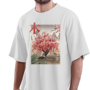 Oversized T-Shirt Cool Anime Dude Men's Women's Unise 100% Cotton White; _COANBFE2-White S Oversized_bz