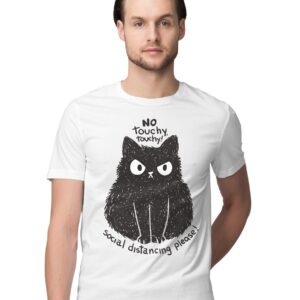 Oversized T-Shirt Triceratops - Dinosaur - Hand Drawn Illustration Men's Women's Unise 100% Cotton Black; _PT_2022