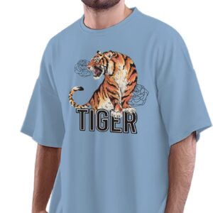 Oversized T-Shirt Planet Earth Men's Women's Unise 100% Cotton Baby Blue; _PLNTEARUNQ-Baby Blue L Oversized_bz