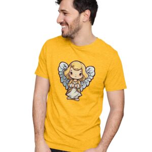 Oversized T-Shirt Forest Frog Perched ATOP A Mushroom Men's Women's Unise 100% Cotton Navy Blue; _FORFRGUNQX-Navy Blue S Oversized_bz