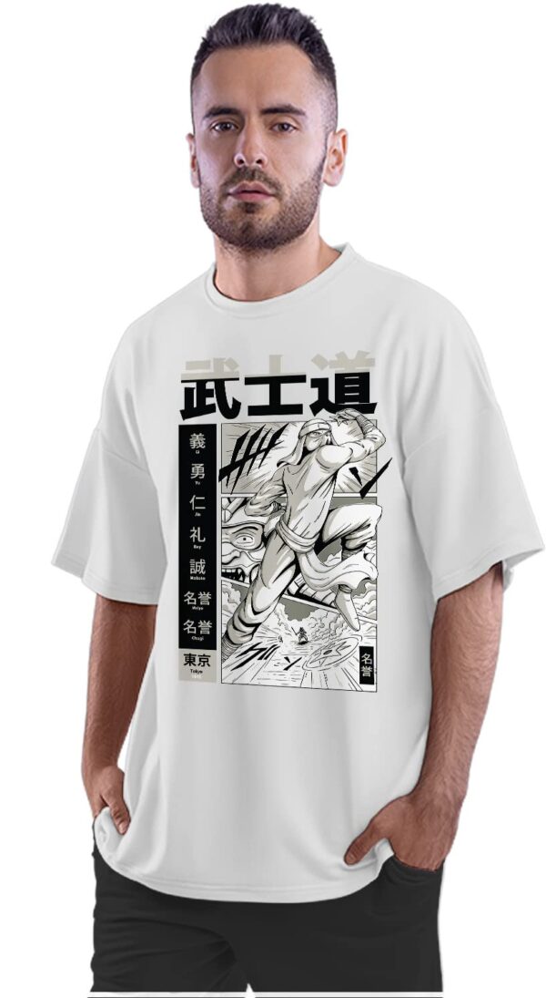 Oversized T-Shirt Europa - Jupiter's Moon Men's Women's Unise 100% Cotton Black; _EURJUPUNQ-Black L Oversized_bz