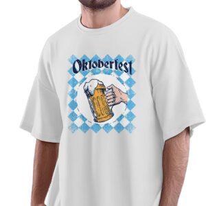 Oversized T-Shirt I'm Fine - Global Warming - Earth Men's Women's Unise 100% Cotton Baby Blue; _LREAWWUNQ-Baby Blue S Oversized_bz